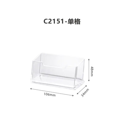 Acrylic Business Card Holder with Creative Design