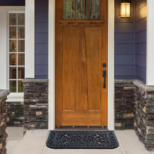 Tuscany Wrought Iron Rubber Welcome Mat
