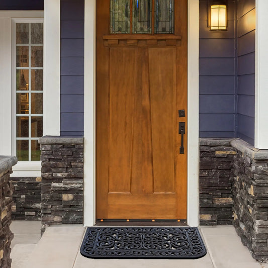 Tuscany Wrought Iron Rubber Welcome Mat