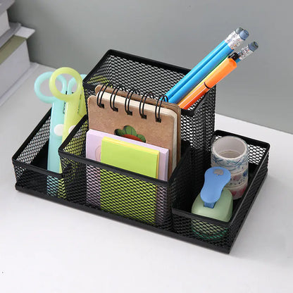 Chic Wrought Iron Pen Organizer