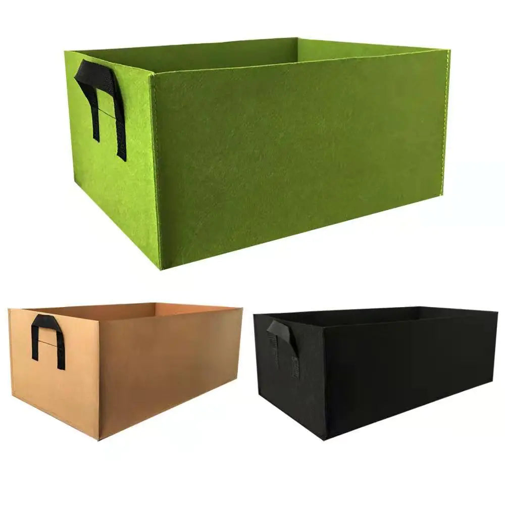 Rectangular Planting Bag - Customizable Felt Grow Bags