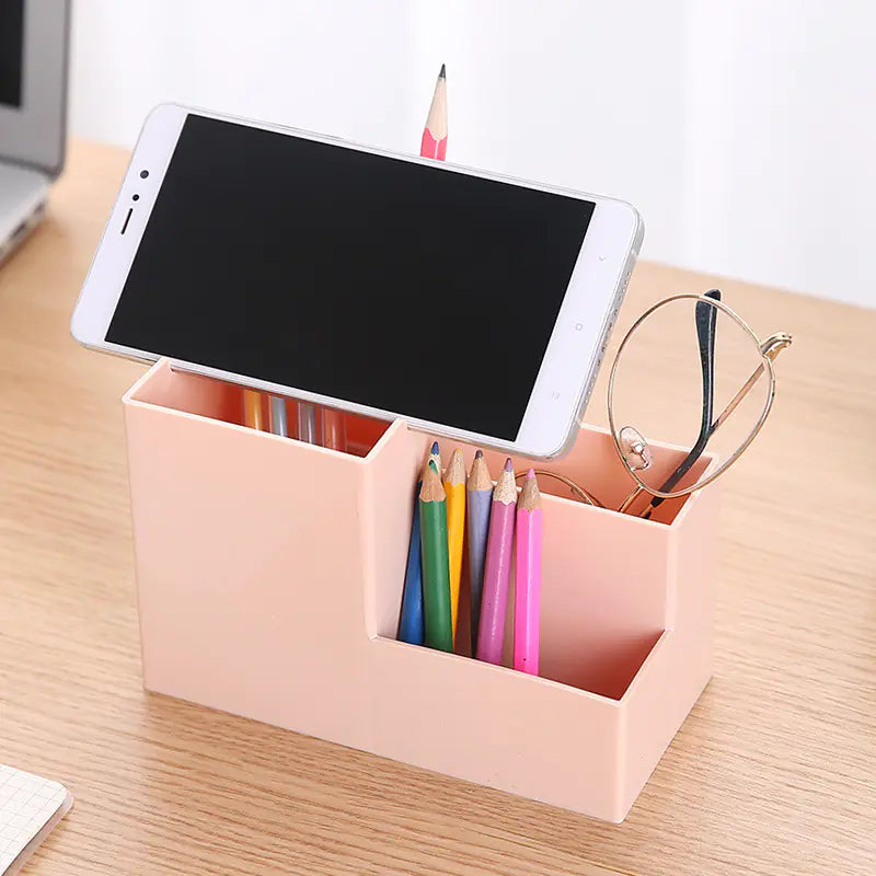 Desk Organizer Multi-Use Phone Stand