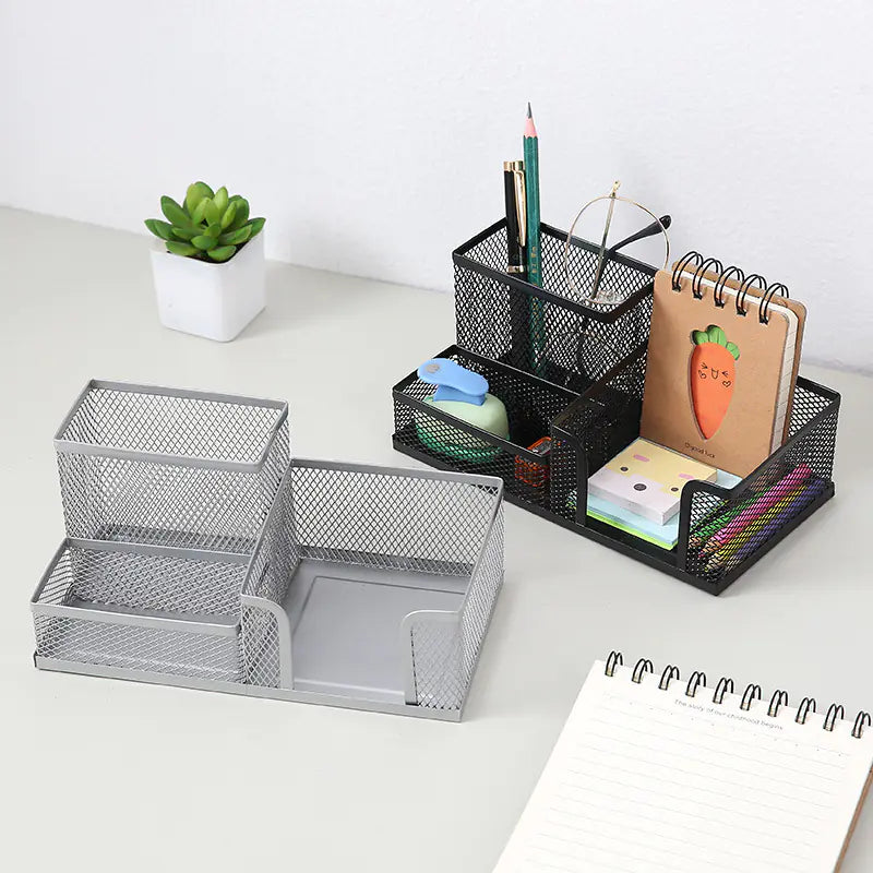 Chic Wrought Iron Pen Organizer