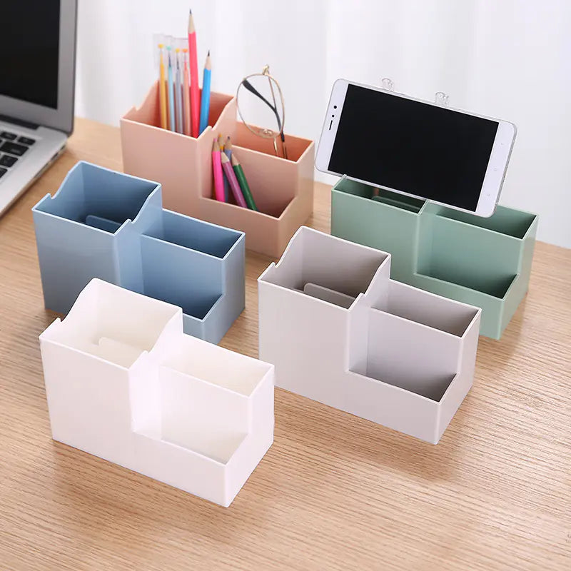Desk Organizer Multi-Use Phone Stand
