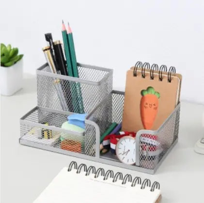Chic Wrought Iron Pen Organizer