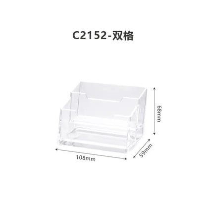 Acrylic Business Card Holder with Creative Design