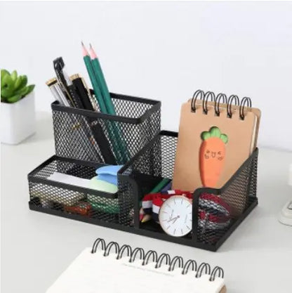 Chic Wrought Iron Pen Organizer