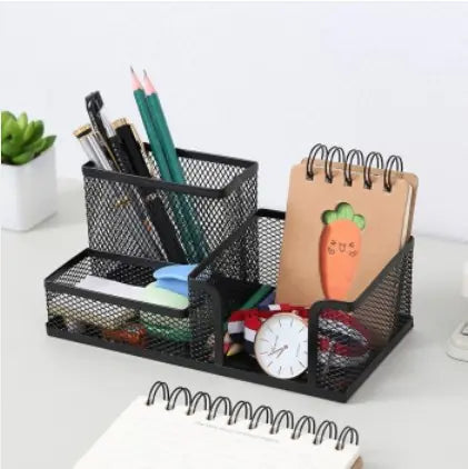 Chic Wrought Iron Pen Organizer